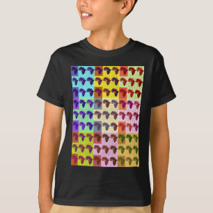 Beautiful African Map Chequered Pap art ethnic  T-Shirt