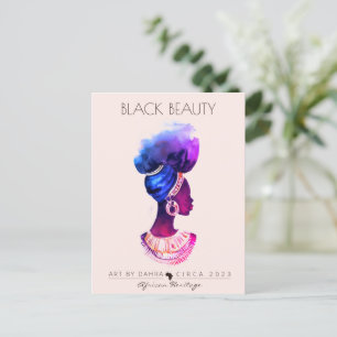 BEAUTIFUL AFRICAN QUEEN POSTCARD