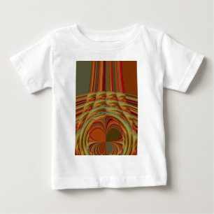Beautiful African Traditional Golden Brown Motif  Baby T-Shirt