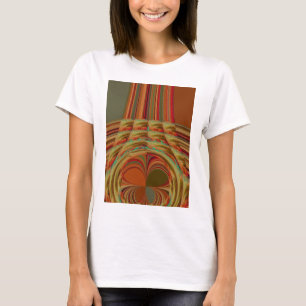 Beautiful African Traditional Golden Brown Motif T-Shirt
