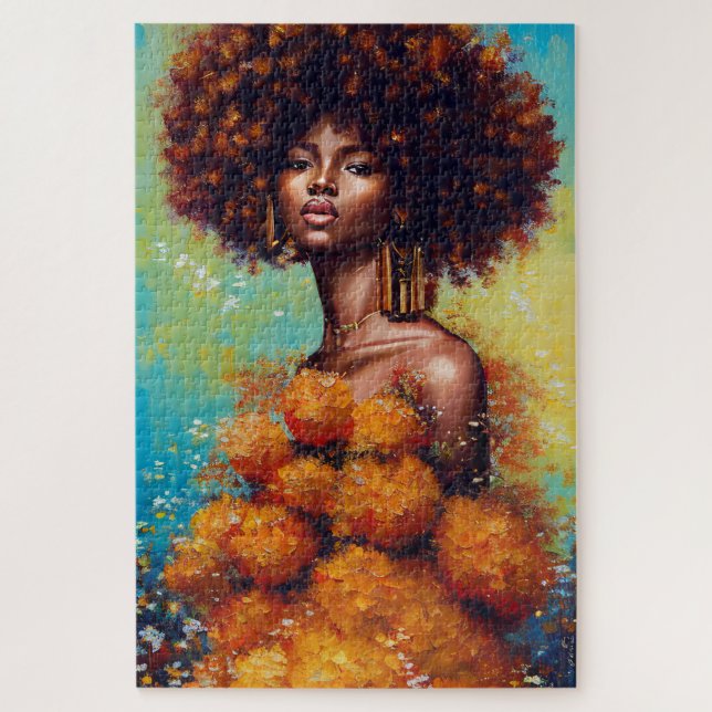Beautiful African Woman Jigsaw Puzzle (Vertical)