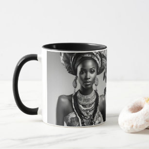 Beautiful African woman Mug