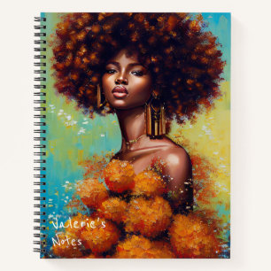 Beautiful African Woman Notebook