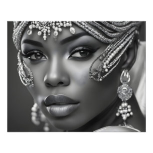 Beautiful African woman Photo Print
