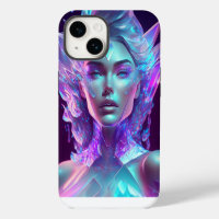 Beautiful Ai Art Pretty Icy Glass like Woman