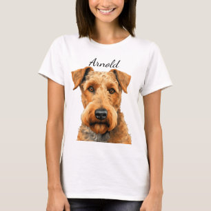 BEAUTIFUL AIRDALE TERRIER DOG FACE T-Shirt