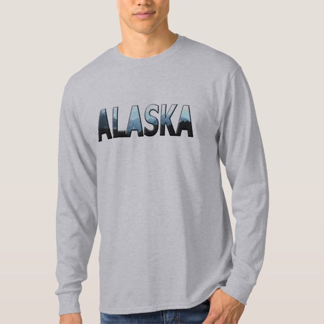 Beautiful Alaska Mens Long Sleeve T-shirt (Front)
