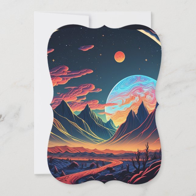Beautiful Alien planet (Front)