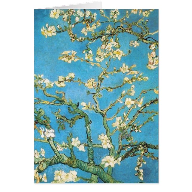 Beautiful almond blossom antique painting (Front)