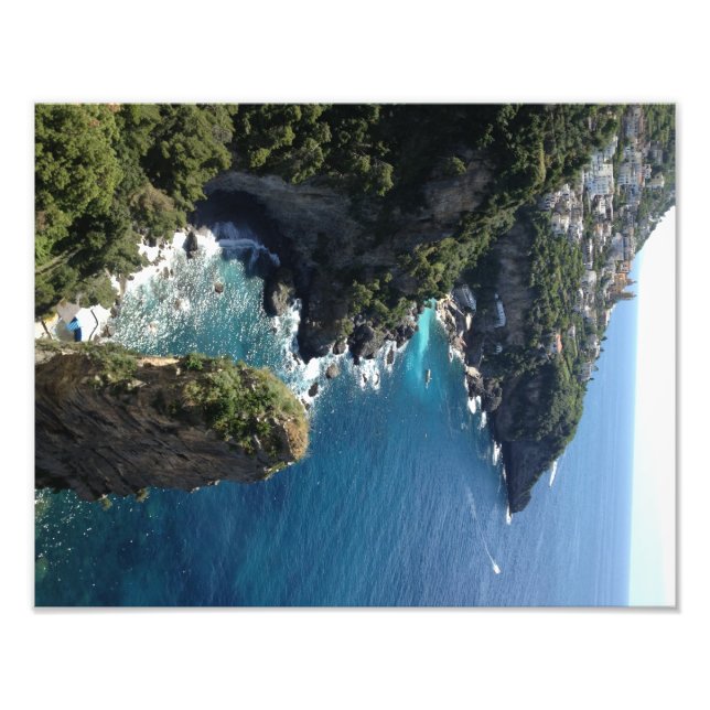 Beautiful Amalfi Coast, Praiano, Italy Photo Print (Front)