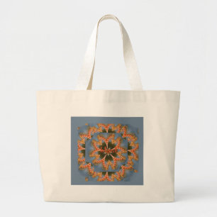 Beautiful amazing African colourful Giraffe blank Large Tote Bag