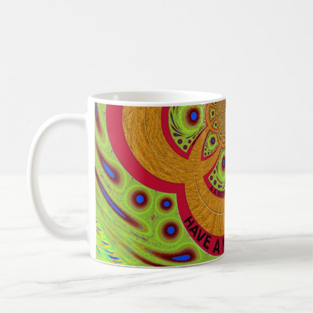  Beautiful amazing African Mandala Pattern Design Coffee Mug (Left)