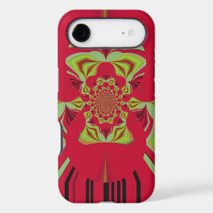 Beautiful Amazing African Red yellow Motif Pattern