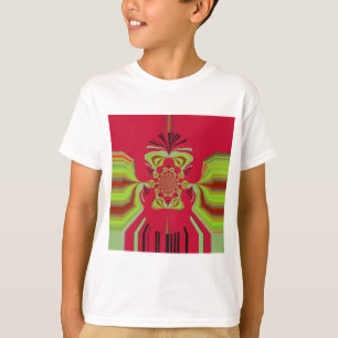 Beautiful Amazing African Red yellow Motif Pattern T-Shirt