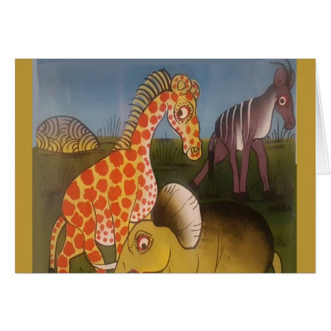 Beautiful Amazing African wild animal safari colou (Front Horizontal)