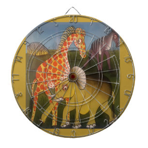 Beautiful Amazing African wild animal safari colou Dartboard
