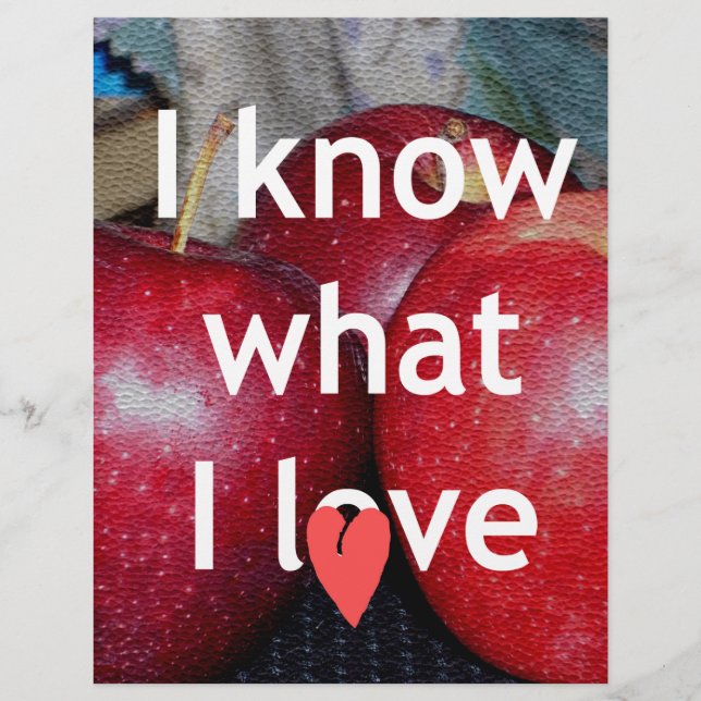 Beautiful Amazing Apple Text Quote Design (Front)