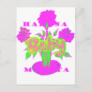 Beautiful Amazing Baby Pink Inspirational Floral  Postcard