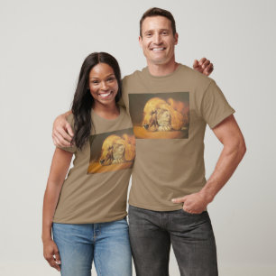 Beautiful Amazing Cat and Dog Cuddling Art Print T-Shirt