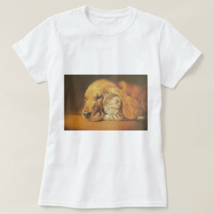 Beautiful Amazing Cat and Dog Cuddling Art Print T-Shirt