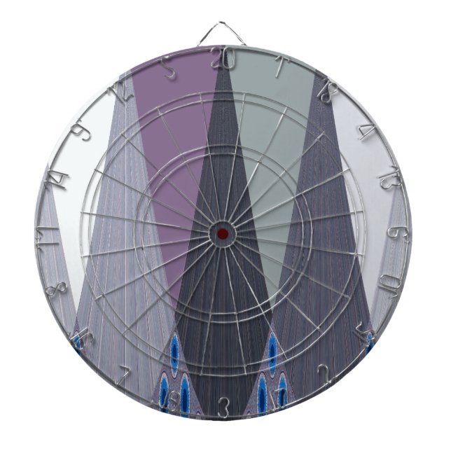 Beautiful Amazing Chevron Design Art Print Dartboard (Front)