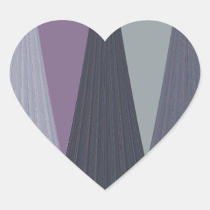 Beautiful Amazing Chevron Design Art Print Heart Sticker