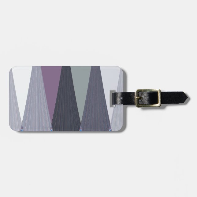 Beautiful Amazing Chevron Design Art Print Luggage Tag (Front Horizontal)