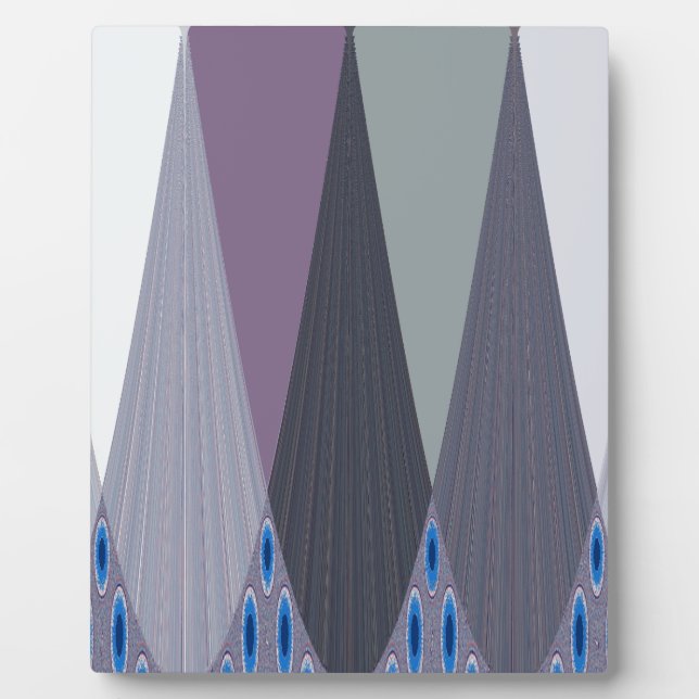 Beautiful Amazing Chevron Design Art Print Plaque (Front)