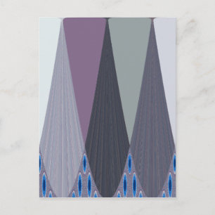 Beautiful Amazing Chevron Design Art Print Postcard