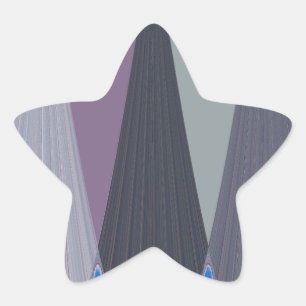 Beautiful Amazing Chevron Design Art Print Star Sticker