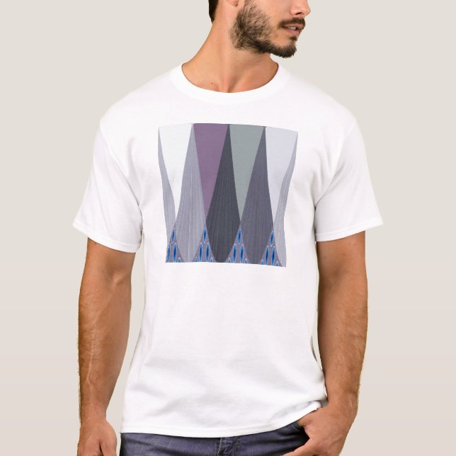 Beautiful Amazing Chevron Design Art Print T-Shirt (Front)