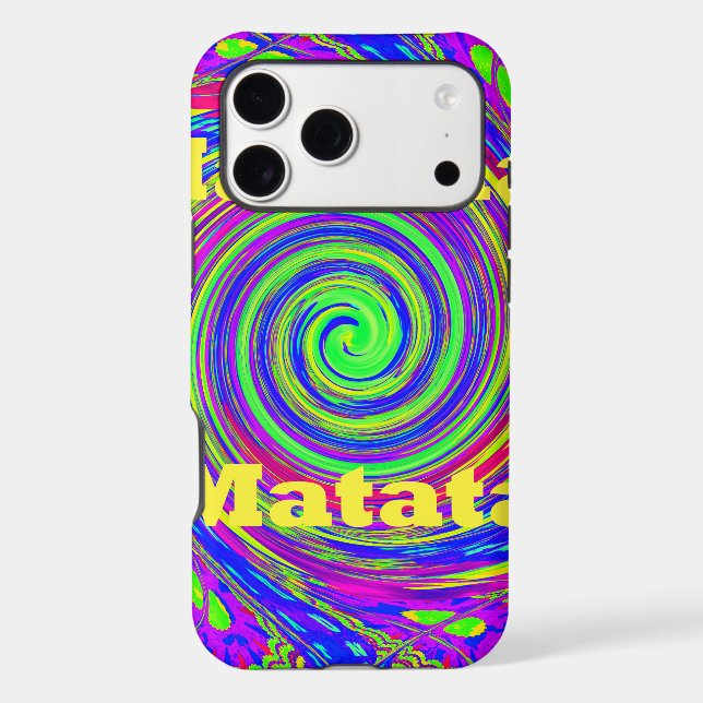 Beautiful Amazing Colorful  Whirl Vector Geometric (Back)