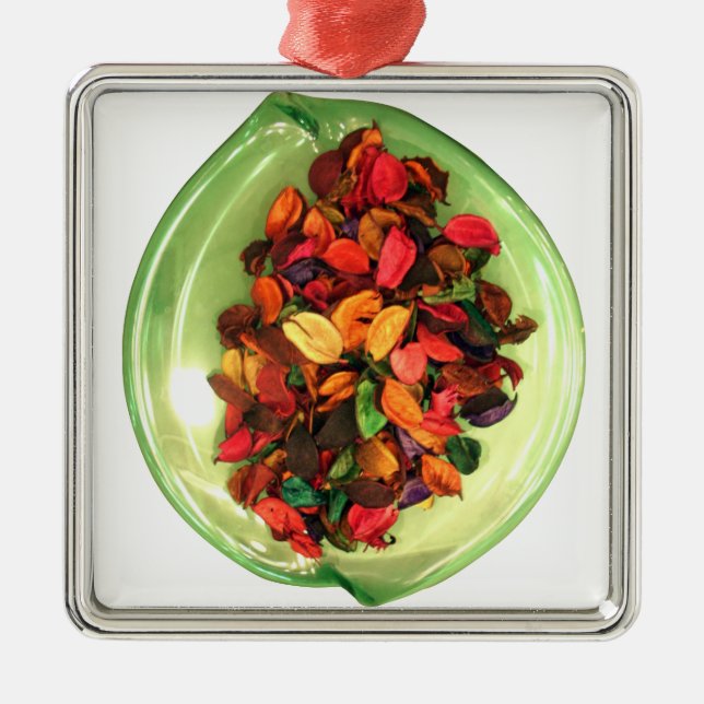 Beautiful amazing colourful rose design metal tree decoration (Front)