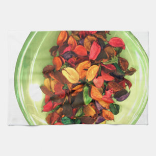 Beautiful amazing colourful rose design tea towel