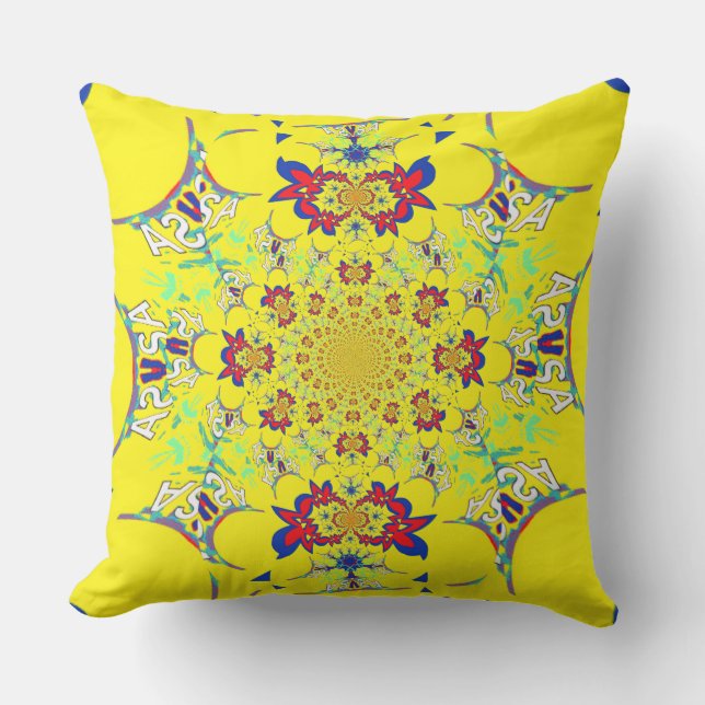 Beautiful amazing colourful USA home decor Cushion (Front)