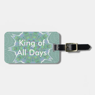 Beautiful Amazing Cool Green Floral pattern Design Luggage Tag