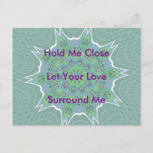 Beautiful Amazing Cool Green Floral pattern Design Postcard