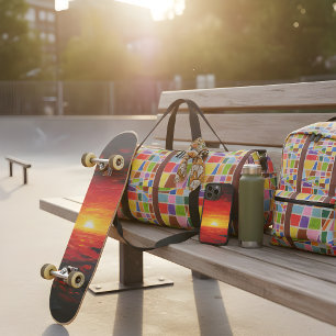 Beautiful Amazing Cool Happy Earth Colours Collage Duffle Bag