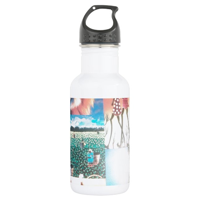 Beautiful amazing customisable Trendy Art Design  532 Ml Water Bottle (Front)
