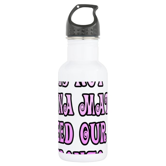Beautiful amazing customisable Trendy Art Design  532 Ml Water Bottle (Front)