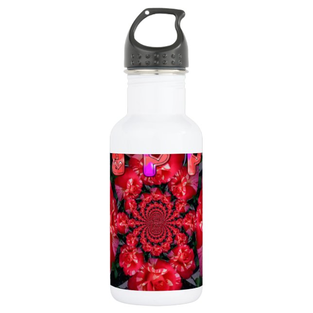 Beautiful amazing customisable Trendy Art Design  532 Ml Water Bottle (Front)