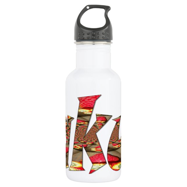 Beautiful amazing customisable Trendy Art Design  532 Ml Water Bottle (Front)