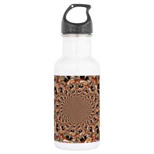 Beautiful amazing customisable Trendy Art Design  532 Ml Water Bottle (Front)
