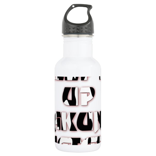 Beautiful amazing customisable Trendy Art Design  532 Ml Water Bottle (Front)