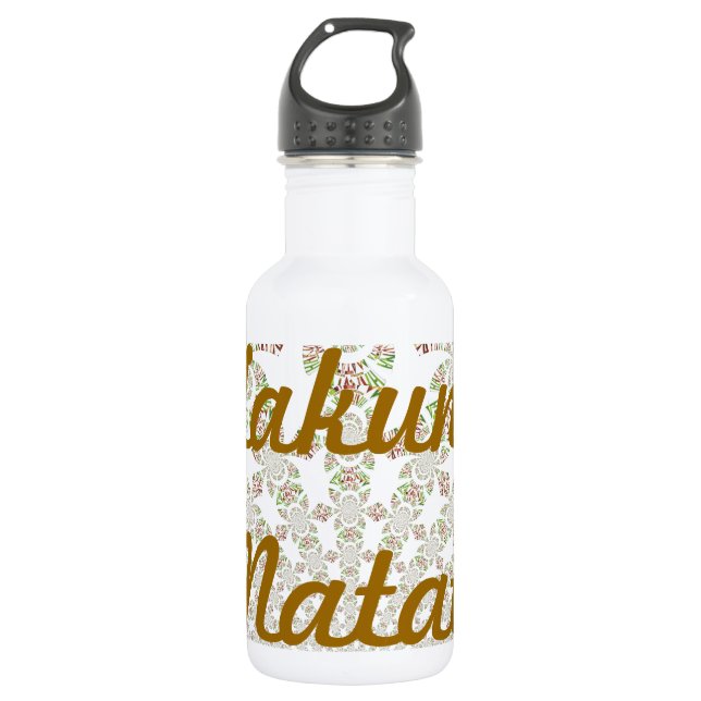 Beautiful amazing customisable Trendy Art Design  532 Ml Water Bottle (Front)