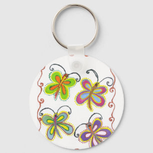 Beautiful amazing Cute Butterfly Art: Perfect Gift Key Ring