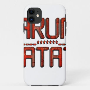 Beautiful Amazing Embossed Red Hakuna Matata Text  iPhone 11 Case