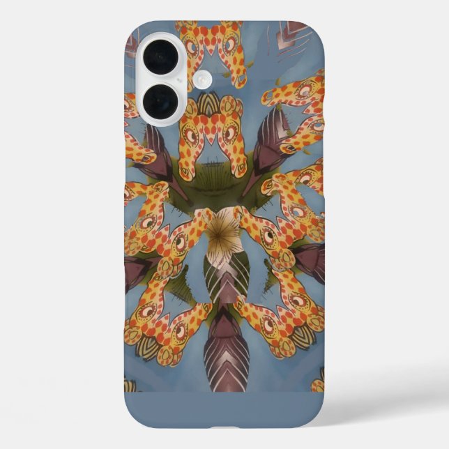 Beautiful amazing Funny African Giraffe pattern de Case-Mate iPhone Case (Back)
