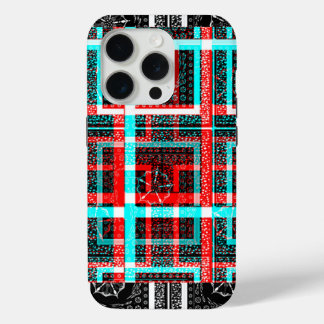 Beautiful amazing  geometrical Maze Art Design iPhone 15 Pro Case