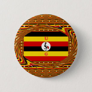 Beautiful amazing Hakuna Matata Lovely Uganda Colo 6 Cm Round Badge